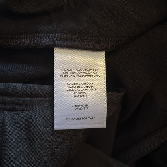 CAbi Black Tie Trousers | Slacks | Pants Style Number 6042R - Picture 5 of 6